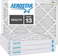 Aerostar 16x24x2 MERV 13, Pleated Air Filter, 16x24x2, Box of 4, Made in the USA