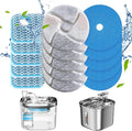 Pet Water Fountain Filter Replacement, 4.1" Purification with Triple Filtration, Featuring Multi-Layer Filtration for Optimal Water Quality for Busy Pet Parents Seeking Clean Fresh Water (12 Pcs)