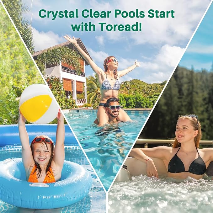 TOREAD Pack of 4 Pool Filter Compatible with Pentair Clean and Clear 200, CC200, PAP200-4, PAP200, C-9419, FC-0688, Ultral-C5, PP-C5, R173217, 59054400