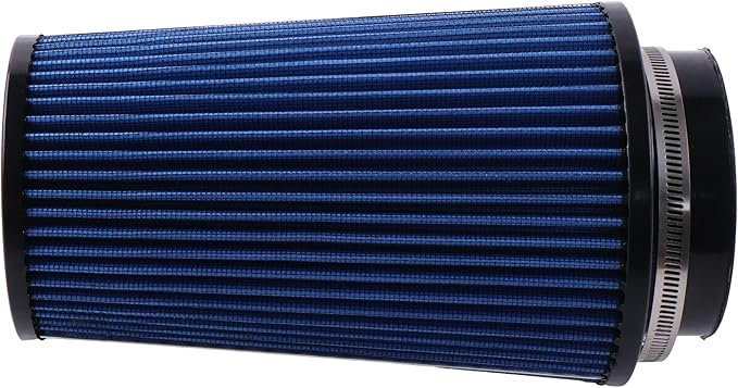 DVPARTS 4" Blue Replacement Washable/Reusable Oiled Cold Air Intake Filter DP0235 Compatible with All Rudy's 4" Intakes