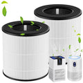 M05 B-D02L Replacement Filter Compatible with MOOKA M05/ B-D02L Air Purifi-ers, for KOIOS B-D02L, for VEWIOR B-D02U, HEPA Filter and Activated Carbon Filtration for M05/ B-D02L, 2 Pack, White