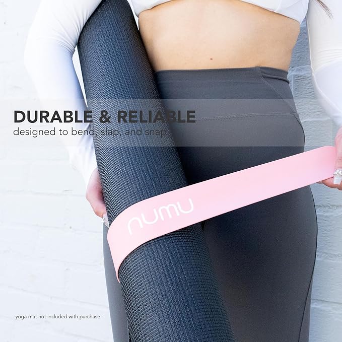 Numu Yoga Mat Strap Slap Band - Easy Snap On to Keep Exercise Mat Tightly Rolled and Secured for Yoga Mat Storage and Travel-FlexoryFit