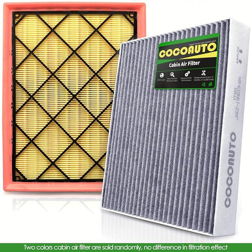 (Gas Only) COCOAUTO Cabin Engine Air Filter Kit for Ford Escape (2020-2022), Maverick (2022-2024), Bronco Sport (2021-2023), Not for Hybrid, JX6Z9601A, FP89, PA99541