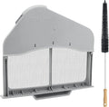 Upgraded DC97-16742A Lint Trap Filter fit for Samsung Dryer with Stainless Steel Screen DC61-03048A DC61-02610A DV45H7000EW DV40J3000GW DV48H7400EW with Dryer Lint Brush Vent Cleaner by prime&swift