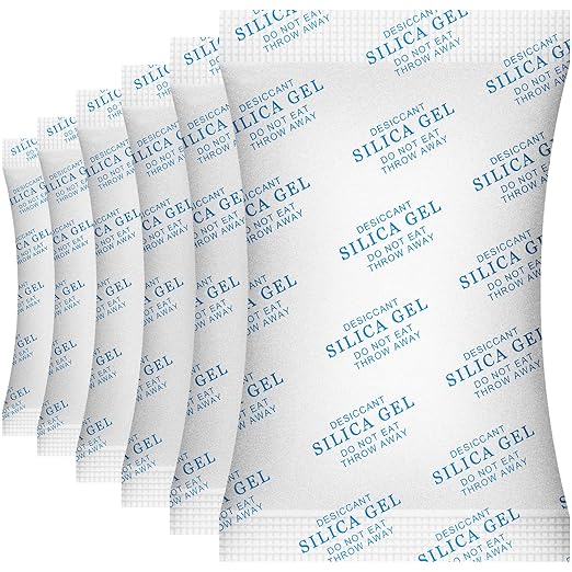 SurpOxyLoc 100 Gram(10Packs) Food Grade Silica Gel Packs Dessicant Packets for Moisture Control,Cobalt Chloride Free Moisture Absorbers for Food Storage