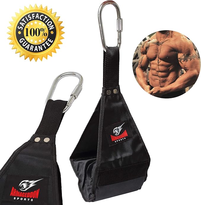 Premium Ab Slings Straps - Rip-Resistant Heavy Duty Pair for Pull Up Bar Hanging Leg Raiser Fitness - Ab Exercise Equipment, Superb Arm Padding for Abdominal Training Workout Equipment-FlexoryFit