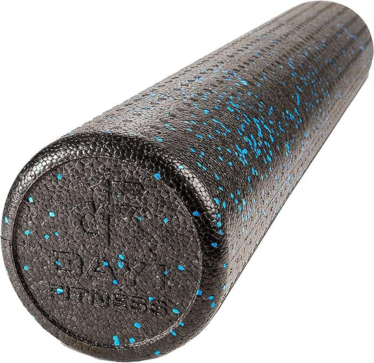 High-Density Round Foam Rollers - 4 Size and 8 Color Options - Massage Rollers for Stretching, Deep Tissue and Myofascial Release-FlexoryFit