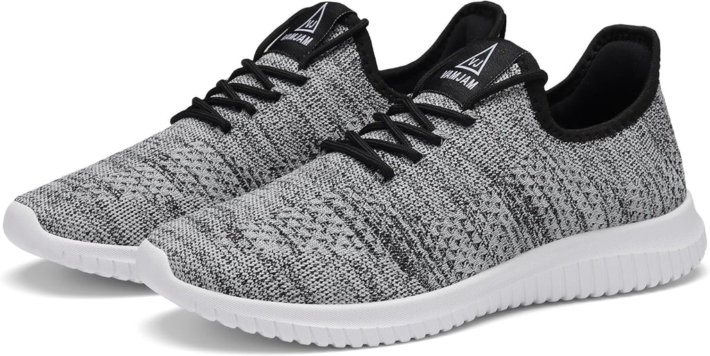 VAMJAM Men's Running Shoes Ultra Lightweight Breathable Walking Shoes Non Slip Athletic Fashion Sneakers Mesh Workout Casual Sports Shoes