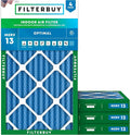Filterbuy 12x24x2 Air Filter MERV 13 Optimal Smoke & Allergy Defense, by Filterbuy