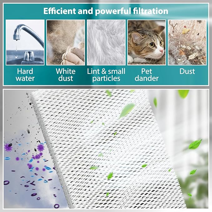 HASMX HC26A1008 Replacement Humidifier Filter Pad for Honeywell HE360, HE-360, HE200A, HE260A, HE260B, HE265A, HE265B, ME360, HE360A, HE360B, HE365A, HE365B Replaces Part Numbers RP3162, A35W (3-Pack)