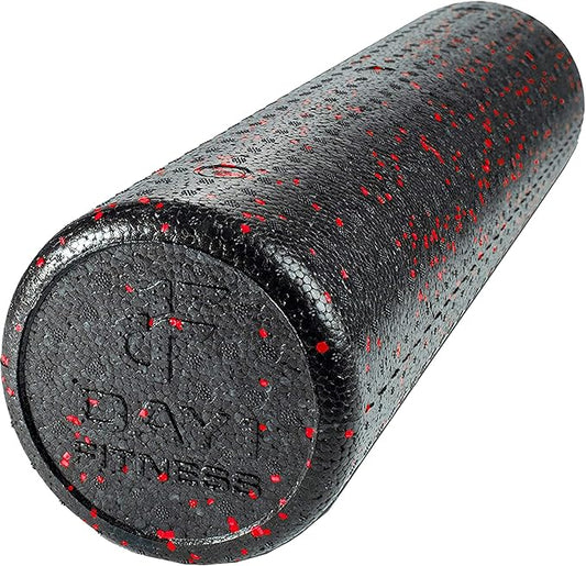 High-Density Round Foam Rollers - 4 Size and 8 Color Options - Massage Rollers for Stretching, Deep Tissue and Myofascial Release-FlexoryFit