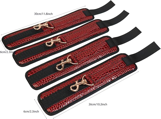 6pcs Black PU Adjustable Straps Sports Training Fitness Gear Home Yoga Set-FlexoryFit
