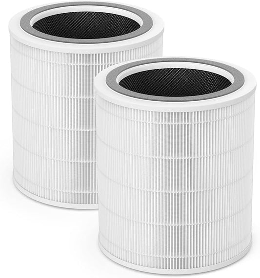 Replacement Filter Compatible with LEVOIT Model Core 400S, Core 400, Part# Core 400s-RF, 400S-RF-PA | 2-Pack White