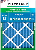 Filterbuy 18x20x1 Air Filter MERV 13 (MPR 1900) Health Defense Replacement (1-Pack), Electrostatic Pleated HVAC AC Furnace Filters, Made in USA (Actual Size: 17.50 x 19.50 x 0.75)