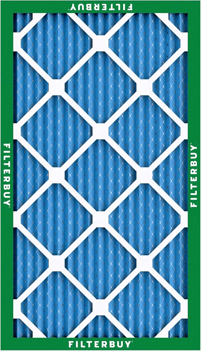 Filterbuy 16x32x1 Air Filter MERV 13 (MPR 1900) Health Defense Replacement (4-Pack), Electrostatic Pleated HVAC AC Furnace Filters, Made in USA (Actual Size: 15.50 x 31.50 x 0.75)