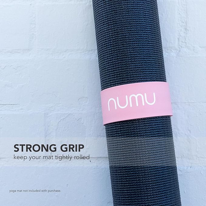 Numu Yoga Mat Strap Slap Band - Easy Snap On to Keep Exercise Mat Tightly Rolled and Secured for Yoga Mat Storage and Travel-FlexoryFit