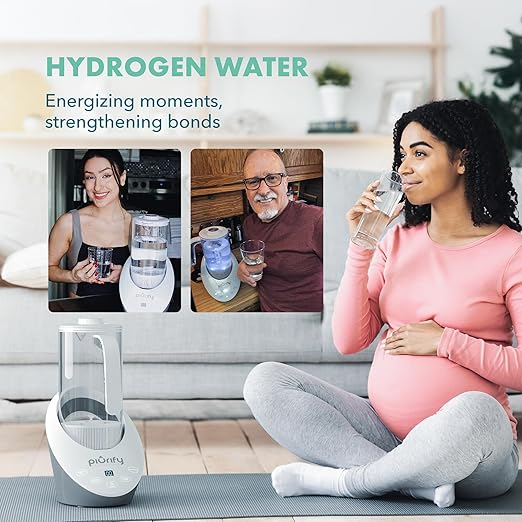50 Oz Hydrogen Water Pitcher - BPA Free Rich Hydrogen Water Generator Electrolysis Jug with SPE/PEM Technology. Hydrogen Water Machine, Balanced PH Levels and Filtered with Calcium Sulfite