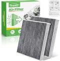 2-Pcs Cabin Air Filters Air Condition for Honda Accord 03-22, Civic 06-15, CR-V 07-16, Odyssey 05-17, Pilot 09-23 Air Filter Car Replacement for Cabin Filter CF10134 Automotive Accessories