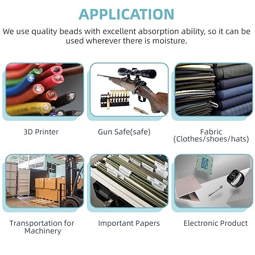 Kraft Clay Desiccants Packs for Safe, 132 Gram 15 Packs Dehumidifier for Gun Safe, 4 Unit Military Grade Moisture Absorbers, Conforms to MIL-D-3464E Type I & II Absorbents