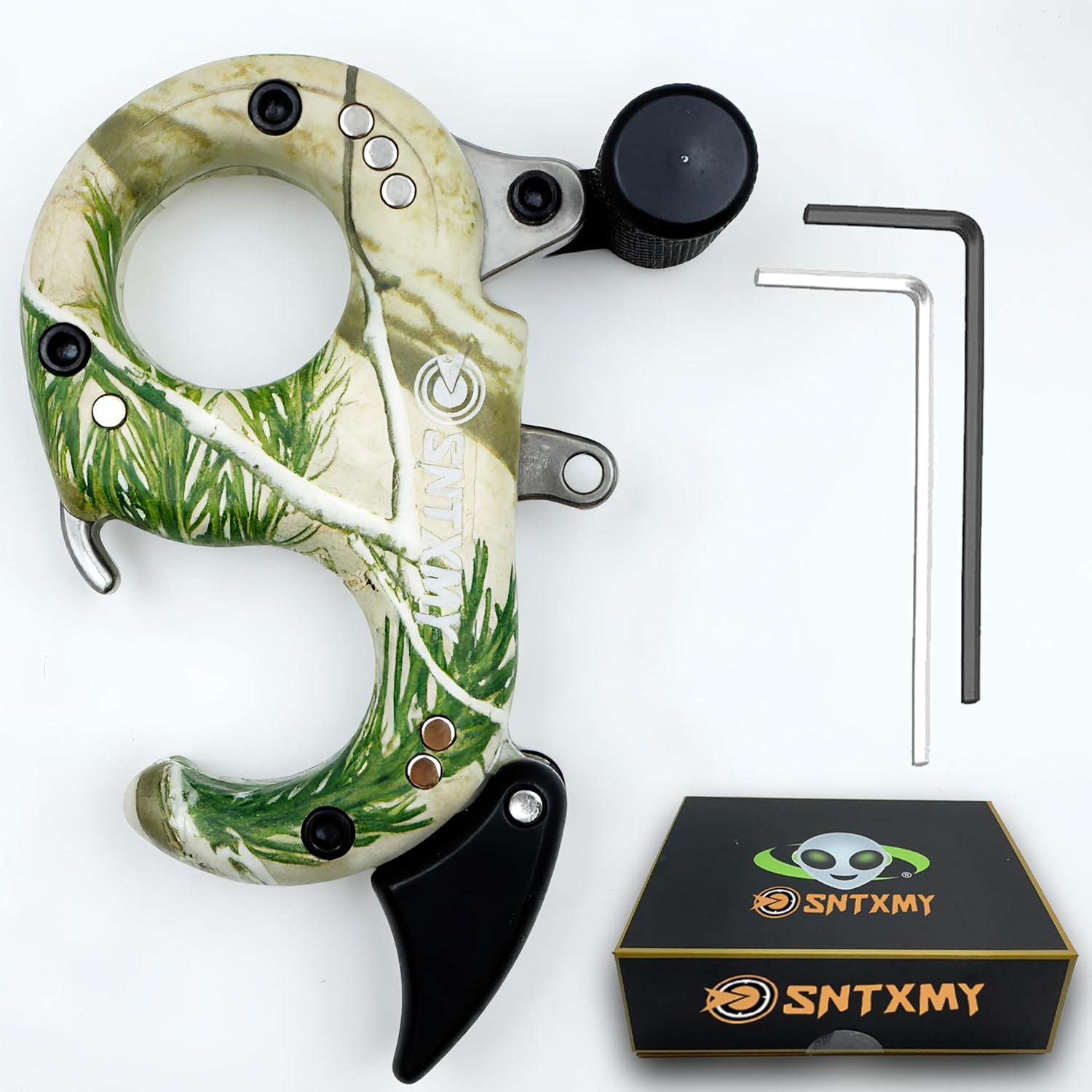 Bow Release for Compound Bow 360° Rotatable Thumb Release for Compound Bow Archery Trigger Release