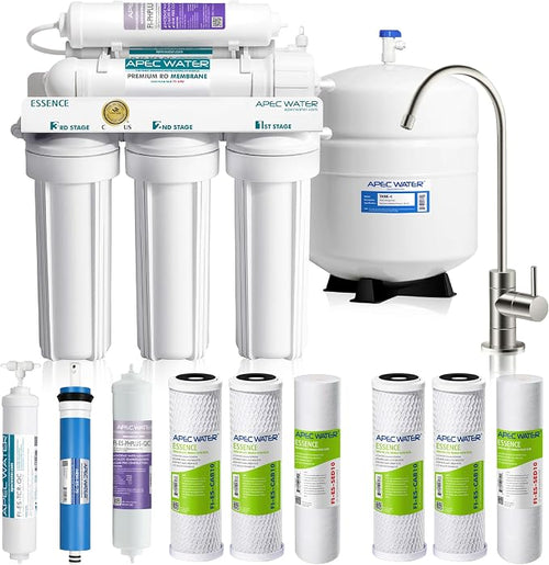 APEC Water ROES-PH75X 6-Stage Alkaline Under Sink Reverse Osmosis Water Filter by APECWaterSystems