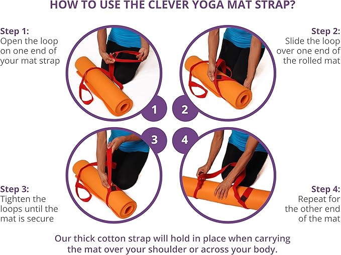 Clever Yoga Mat Carrier Strap sling-FlexoryFit