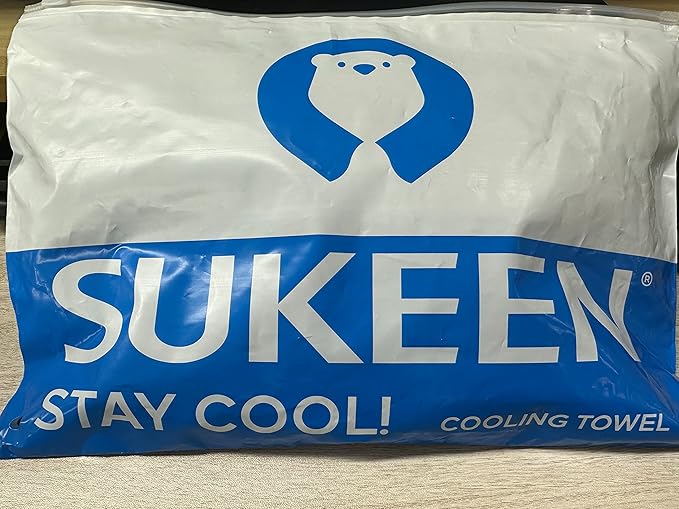 Sukkeen Cooling Towel (40"x12"), Soft Breathable Chilly Microfiber Towel for Yoga, Sports & More Activities-FlexoryFit