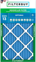 Filterbuy 10x25x1 Air Filter MERV 13 (MPR 1900) Health Defense Replacement (1-Pack), Electrostatic Pleated HVAC AC Furnace Filters, Made in USA (Actual Size: 9.75 x 24.75 x 0.75)