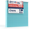 BNX TruFilter C7075 Cabin Air Filter, HEPA 99.97%, MADE IN USA, Compatible With Honda Fit, Scion FR-S; Subaru: BRZ; Toyota: 86