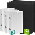 HPA300 HEPA Filter Replacement Compatible with Honeywell Air Purifier HPA300 Series, HPA300, HPA304, HPA8350, HPA300VP, HPA3300b, HPA5300, 3 H13 True HEPA Filter R and 4 Activated Carbon Filter A