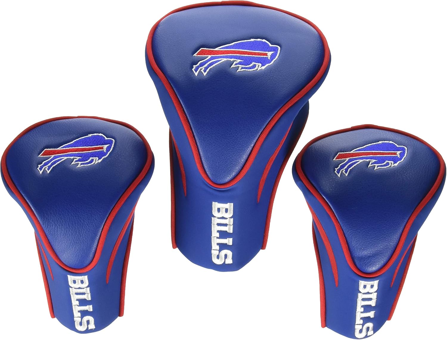 Team Golf NFL Numbered 1, 3, & X, Fits Oversized Drivers, Utility, Rescue & Fairway Clubs, Velour Lined for Extra Club Protection