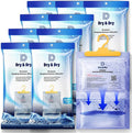 Dry & Dry 9 Packs [Net 14 Oz/Pack] Moisture Absorbers for Home, Basement & Bedroom - Small Dehumidifiers