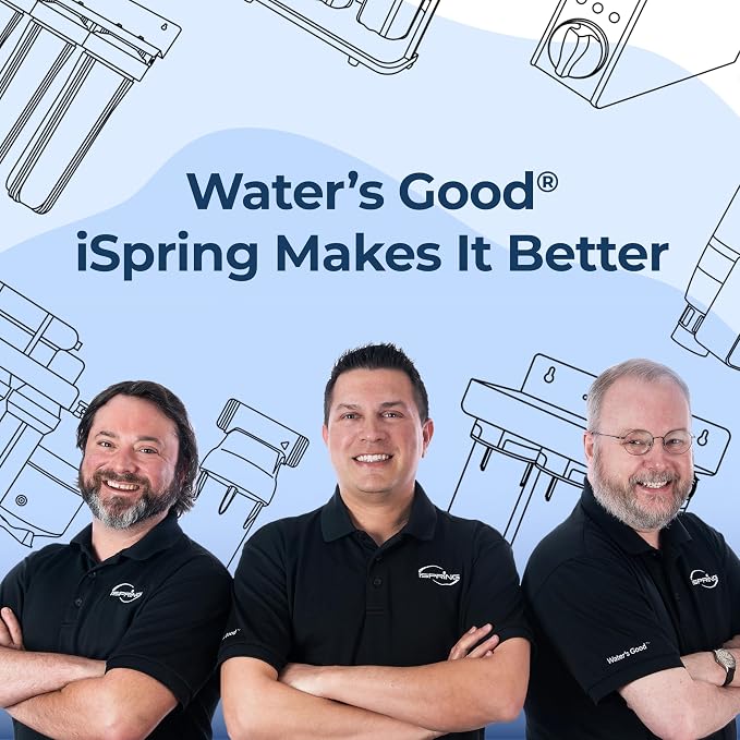 iSpring F6WGB32B 4.5” x 20” 3-Stage Whole House Water Filter Replacement Pack - Image 5
