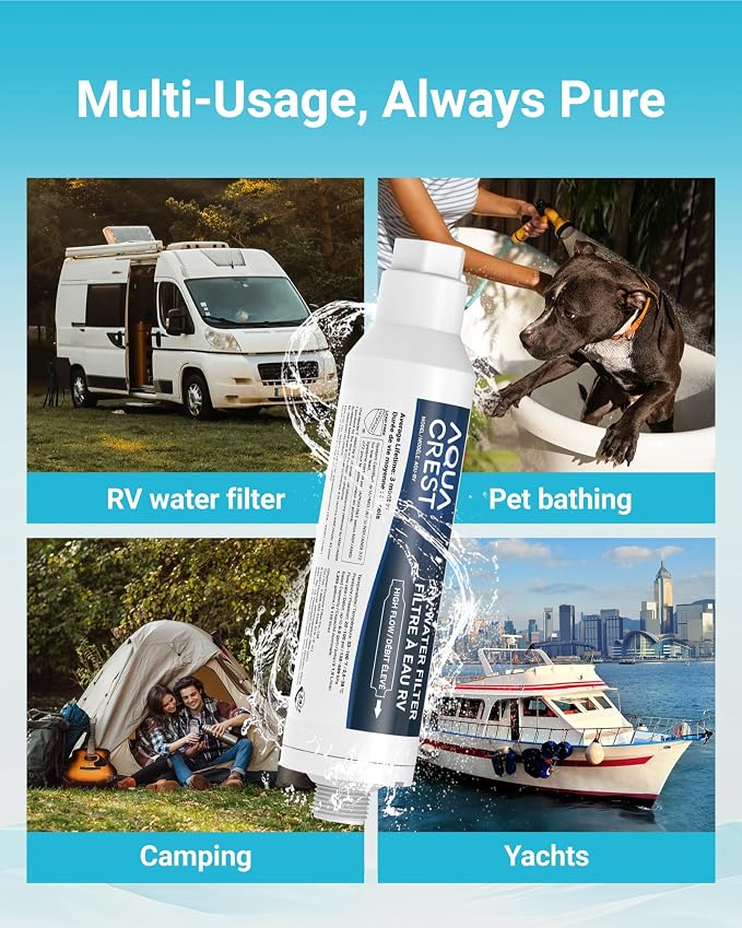 AQUA CREST RV Water Filter, RV Inline Water Filter - Image 9
