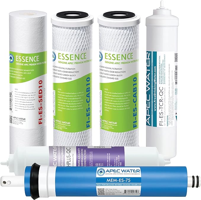 APEC Water Systems Filter-MAX-ESPH 75 GPD Complete Replacement Filter Set by APECWaterSystems