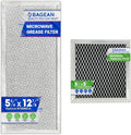 Bagean Grease Microwave Vent Filter W10208631A and Charcoal 8206230A Whirlpool Microwave Filter Replacement Combo Pack - Aluminum Mesh and Carbon Filters Refresh The Kitchen Stove Oven Air (1-Set)
