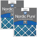 Nordic Pure 12x12x1 Pleated MERV 7 Air Filters 2 Pack by NordicPure