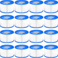 Type S1 Spa Filter 29011E for All Intex PureSpa 28429E, 28403E, 28407E, 28443E, 28453E, 28421E, 28423E, 28413E, and 28453E, 11692, SB-h10, JPC01 Easy Set Swimming Pool Pump, 16 Pack
