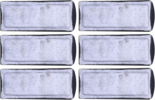 Jeanoko jbj Rimless Desktop Aquarium Filter Cartridge asin Fish Filter cartridges 17¡Á14¡Á4 6pcs Aquarium Filter Cotton Replacement wallmounted Filter Accessory for Fish