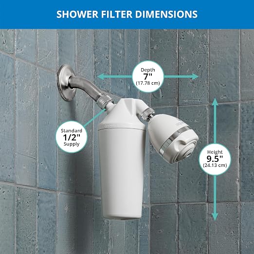 Aquasana Shower Filter for Hair & Skin | Reduces 90% of Chlorine | Shower Head - Image 8
