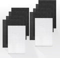 1216L H13 True HEPA Replacement Filter, Compatible with AP-1216L, 2 Stages with H13 True HEPA and Activated Carbon Filter Set (2 Pack)