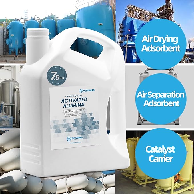 37.5 LBS Activated Alumina, Alumina Desiccant Great for Filament Drying, Reusable Dessicant Dehumidifiers Desiccant Moisture Absorber Prevent Wet Filament