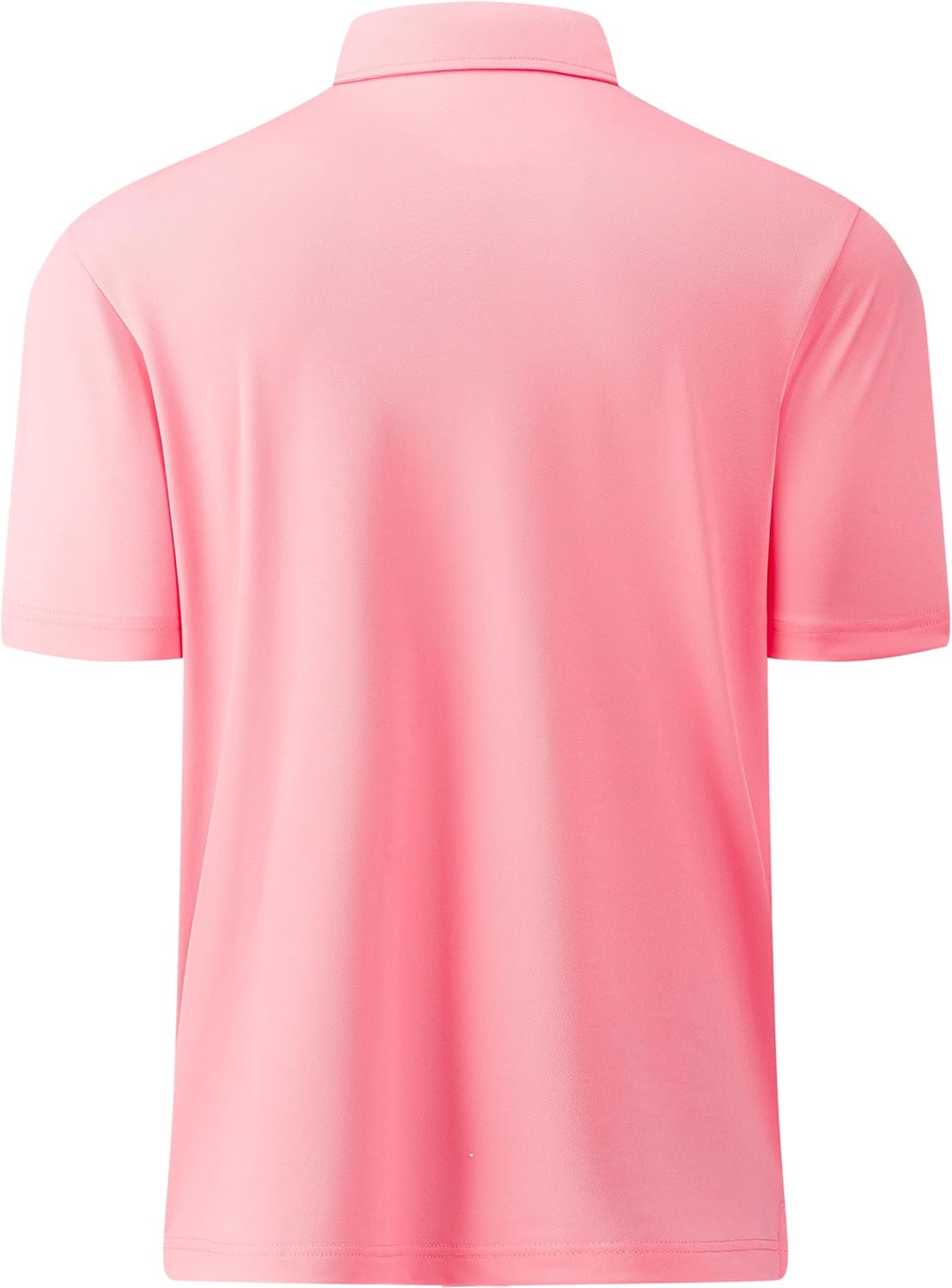 Mens Golf Shirt Short Sleeve Moisture Wicking Dry Fit Performance Solid Casual Pique Collared Golf Polo Shirts for Men