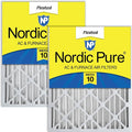 Nordic Pure 20x20x4 Pleated MERV 10 Air Filters 2 Pack by NordicPure