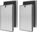 112 Replacement Filter Compatible with MA Series 112 V2.0 Air Purifier, 3-in-1 H13 Filtration True HEPA Activated Carbon Filter, (4 Pack)