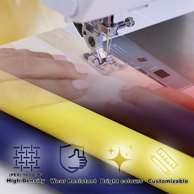Privacy Screen Protector 9.8' x 39.4' UV-Protection Wind-Resistant Garden Fence - Image 3
