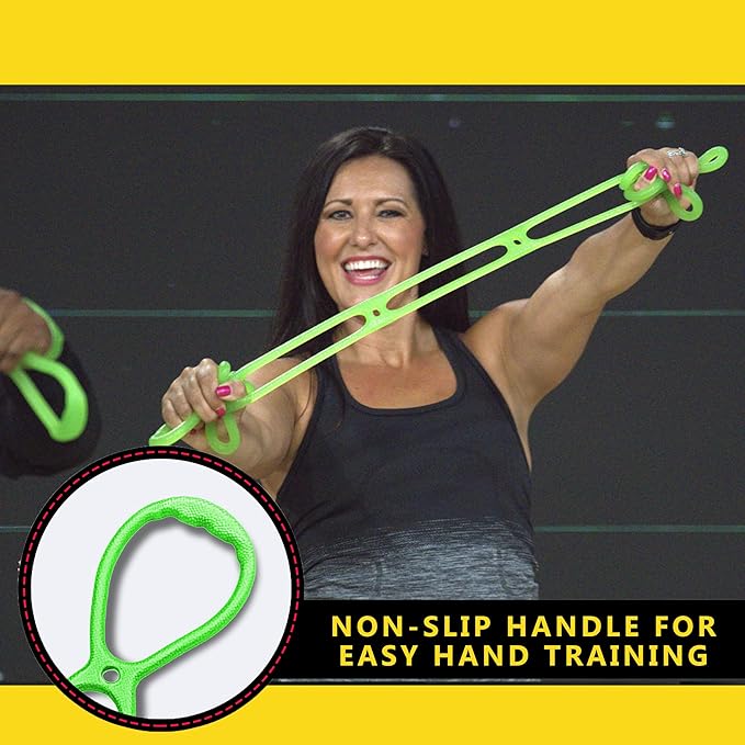 Walk at Home Workout Bands 7 Ring Adjustable Resistance Bands for Working Out Home Workout Walking Exercise Workout Bands Fitness Program Exercise Bands Stretch Bands for Recovery-FlexoryFit