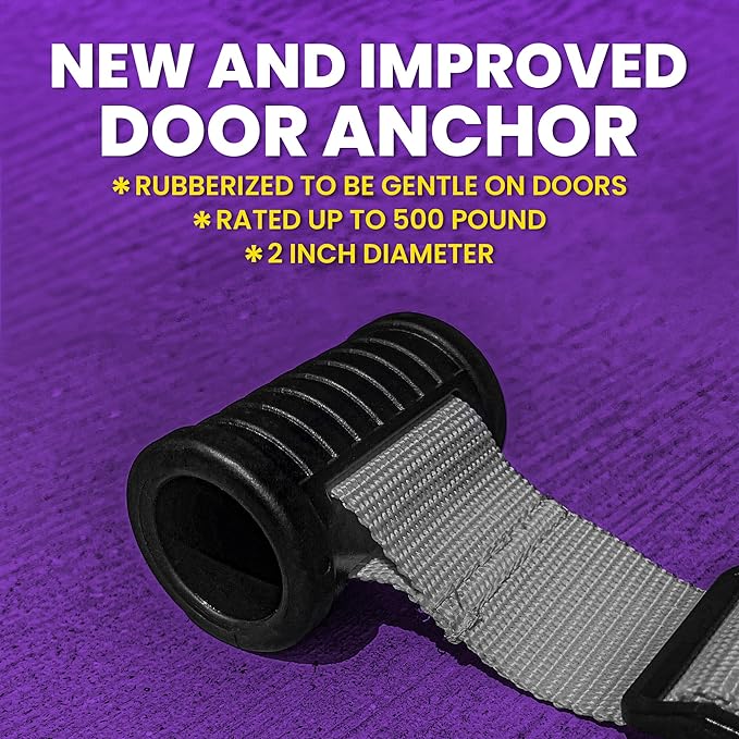 NordStick Nordic Hamstring Curl Strap - Original Nord Stick Exercise Set for Home and Travel - 5 Second Set Up-FlexoryFit