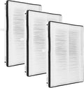 Nispira Replacement HEPA Filter for Air Purifier, Compatible with Vornado Air Purifier Models AC300, AC350, AC500, AC550, PCO200, PCO300, PCO500 Compared to Part MD1-0022, 3 Packs
