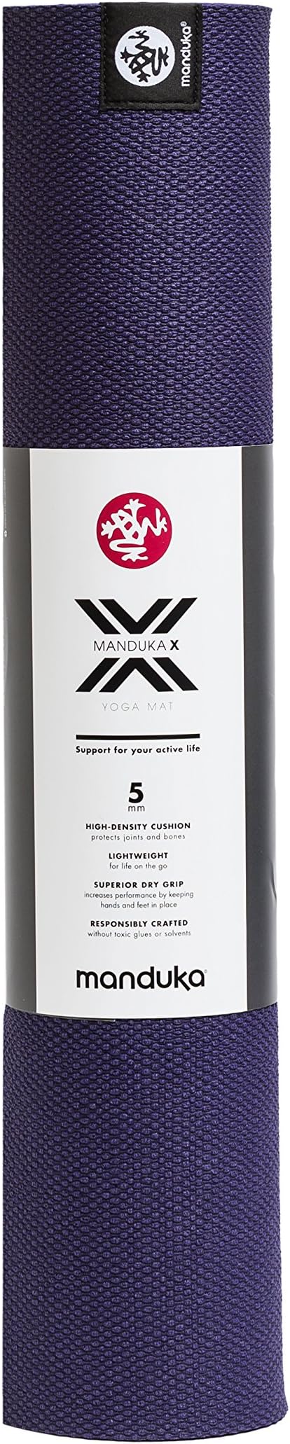 Manduka X Yoga Mat 71" - 5mm | High Performance Fitness Mat | Durable Design | Yoga, Outdoors, Stretching | 71 x 24 inches-FlexoryFit